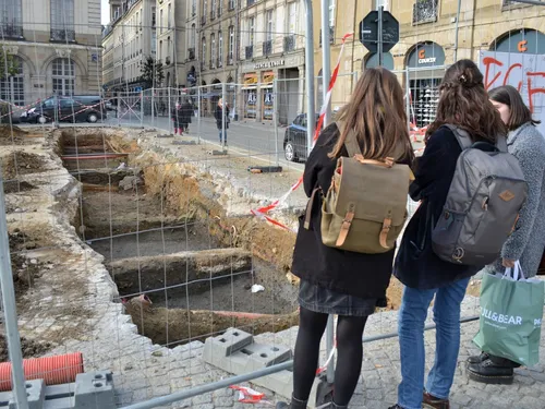 Des sépultures mises à jour, en plein coeur de Rennes